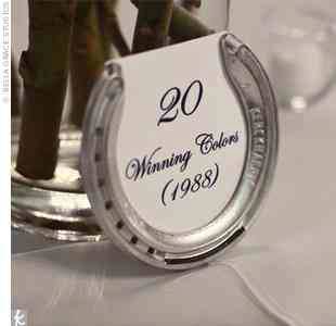 Fun Find: Horseshoe Table Numbers