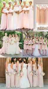 Blush Bridesmaids Dresses (tulleandchantilly.com)